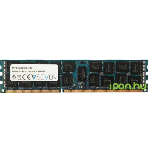 V7 8GB DDR3 1600MHz CL11 ECC V7128008GBDE-LV