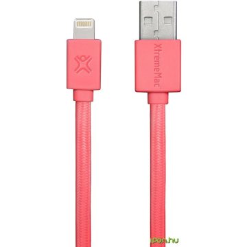 XTREMEMAC USB Lightning Összekötő Piros 1m XCL-USB-73