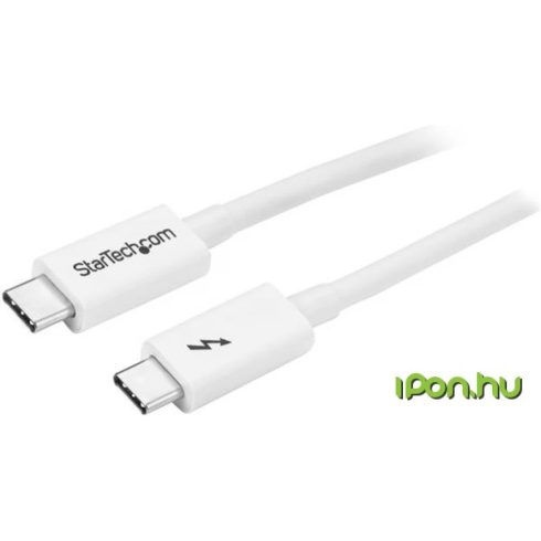 STARTECH Thunderbolt 3 Összekötő Fehér 1m TBLT3MM1MW