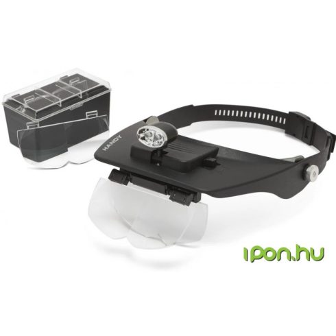 HANDY 10794 Fejpántos nagyító led világítással dupla lencsével