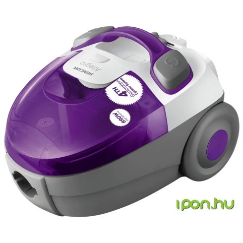 SENCOR SVC 512VT porzsáknélküli porszívó 890 W ECO lila / szürke