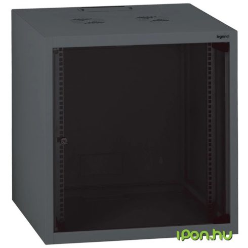 LEGRAND Fali rackszekrény 6U 19" 600x450mm fekete