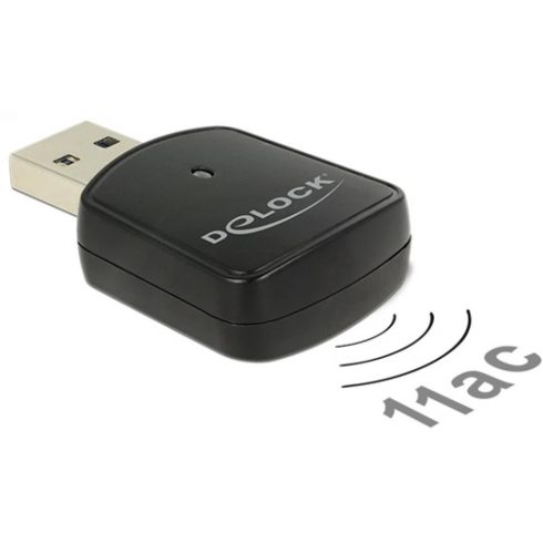 DELOCK 12502 USB 3.0 kétsávos WLAN ac/a/b/g/n Mini Stick 867 Mb/s