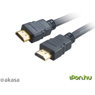 AKASA HDMI Összekötő Fekete 2m AK-CBHD17-20BK