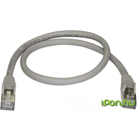 STARTECH UTP CAT6A Összekötő Szürke 3m 6ASPAT3MGR
