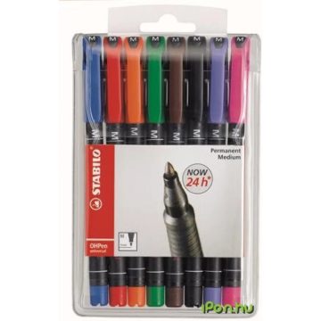 STABILO Alkoholos marker 1 mm OHPen M 8 különböző szín