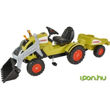BIG CLAAS Celtis pedálos traktor pótkocsival
