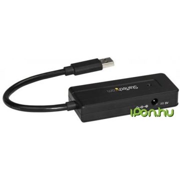   STARTECH 4-Port USB 3.0 Hub - Mini Hub with Charge Port - Includes Power Adapter