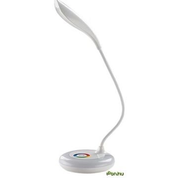   OMEGA PDLQ11 Asztali lámpa 6 w beépített éjjeli fénnyel fehér