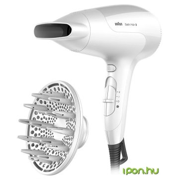   BRAUN HD 385 Satin Hair 3 PowerPerfection hajszárító – Ionic ionos funkcióval Nagy teljesítményű Könnyű