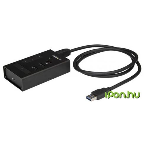 STARTECH 4-Port USB Hub - Metal - USB-A to 3x USB-A and 1x USB-C - USB 3.0