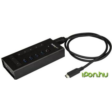   STARTECH 7-Port USB-C Hub - Metal - USB-C to 5x USB-A and 2x USB-C - USB 3.0