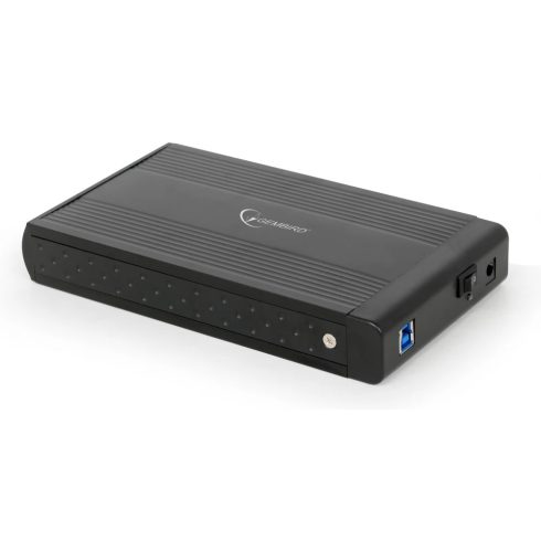 GEMBIRD EE3-U3S-3 3.5" SATA HDD - USB 3.0 mobil rack fekete