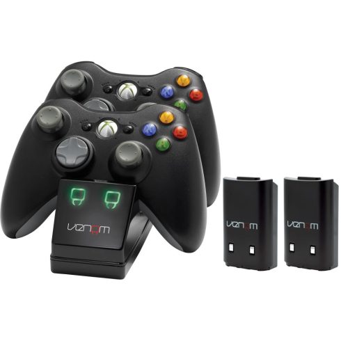 VENOM Xbox 360 Twin Docking Station fekete