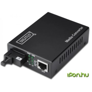   DIGITUS DN-82122 Professional Bidirectional Gigabit Media Converter RJ45 / SC