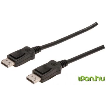 DIGITUS DisplayPort Összekötő Fekete 5m AK-340103-050-S