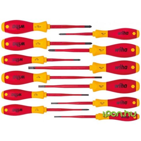 WIHA 41003 SoftFinish electric slimFix csavarhúzó készlet Vegyes 12 részes