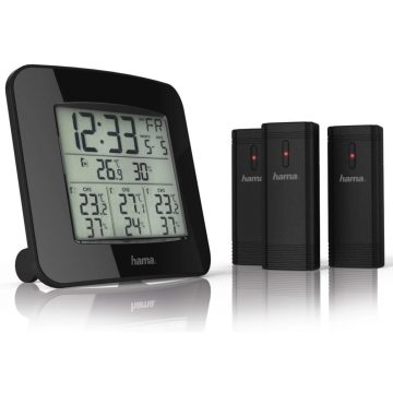   HAMA 186311 EWS-TRIO Időjárás állomás 3 külső érzékelő