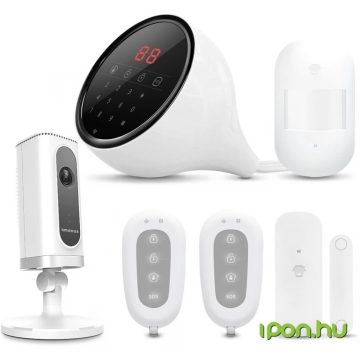 SMANOS W100i WiFi/Phone Line Alarm System + HD WiFi Camera