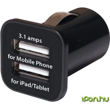 GRIXX Car Charger with 2x USB