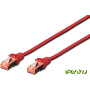 DIGITUS UTP CAT6 Összekötő Piros 3m DK-1644-030-R-10
