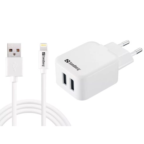 SANDBERG AC Charger EU Lightning 2.4A