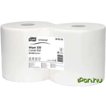   TORK Universal Törlőpapír tekercses W1/W2 rendszer 2 rétegű fehér