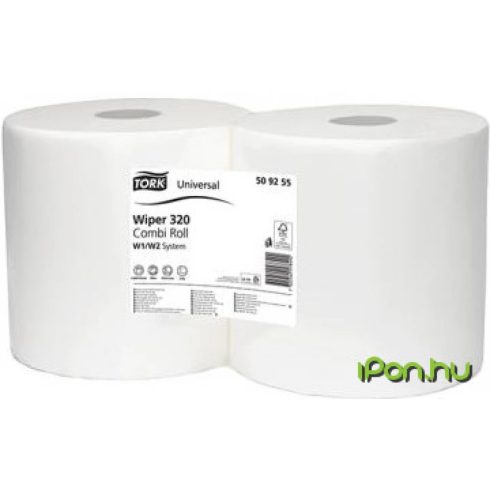 TORK Universal Törlőpapír tekercses W1/W2 rendszer 2 rétegű fehér