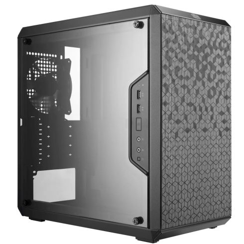 COOLERMASTER MasterBox Q300L ablakos fekete