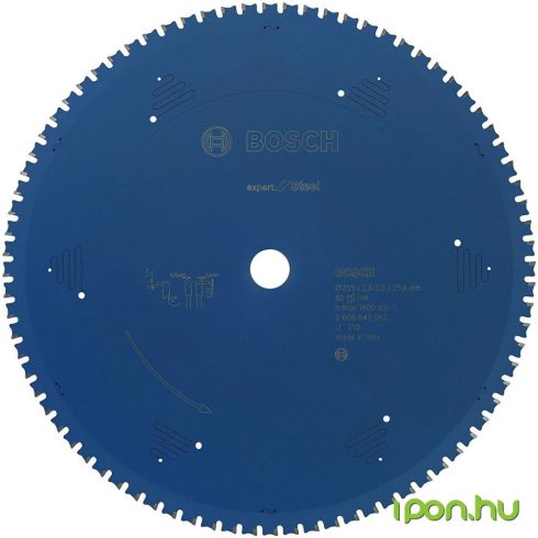 BOSCH Expert for Steel körfűrészlap 355 mm 80 fogas