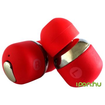 YA Air Twins TWS headset és dokkoló powerbank piros