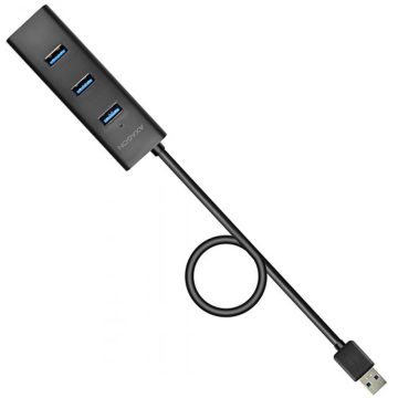 AXAGON USB3.0 CHARGING hub v2 fekete