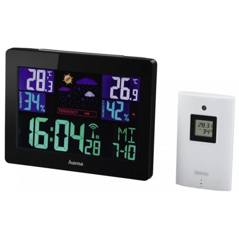 HAMA EWS-1400 Időjárás állomás színes kijelzővel