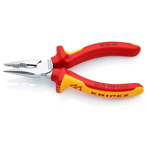 KNIPEX 08 26 145 Hegyes kombinált fogó