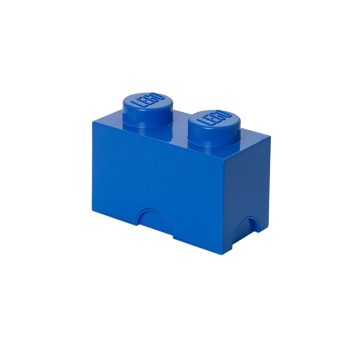 ROOM COPENHAGEN Tárolódoboz 2-es lego kocka formájú kék