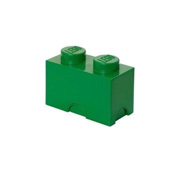   ROOM COPENHAGEN Tárolódoboz 2-es lego kocka formájú zöld