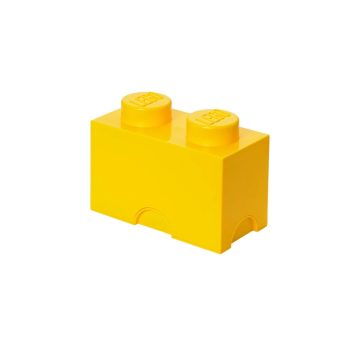   ROOM COPENHAGEN Tárolódoboz 2-es lego kocka formájú sárga