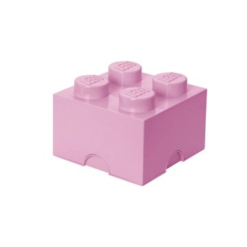   ROOM COPENHAGEN Tárolódoboz 4-es lego kocka formájú rózsaszín