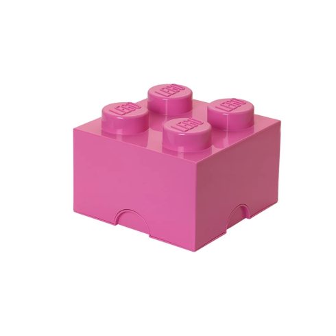ROOM COPENHAGEN Tárolódoboz 4-es lego kocka formájú sötét rózsaszín