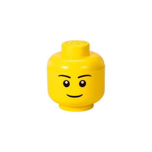 ROOM COPENHAGEN Tárolódoboz Fiú lego figura fej formájú 2L