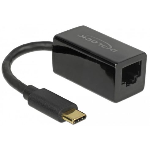 DELOCK 65904 USB 3.1 Type C UTP Átalakító 13cm 1Gbps fekete