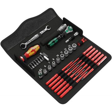   WERA 05135926001 Kompakt W1 Wartung 1/4" szerszámkészlet