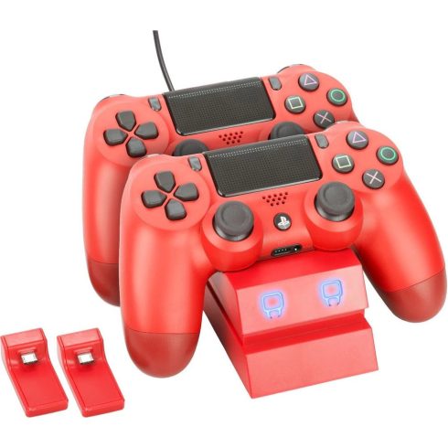 VENOM PS4 Twin Docking Station piros