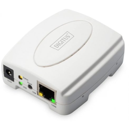 DIGITUS DN-13003-2 Fast Ethernet Print Server USB 2.0