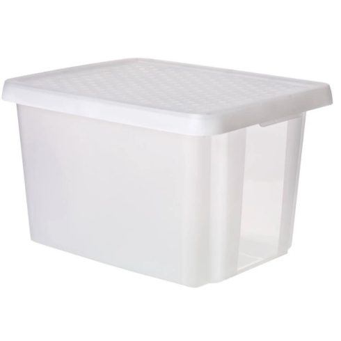 CURVER Essentials Tárolódoboz tetővel 45 L átlátszó
