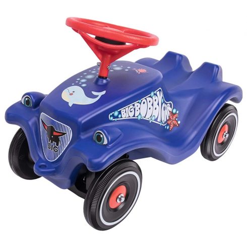 BIG Bobby Car Classic Lábbal hajtós kocsi óceán mintás kék