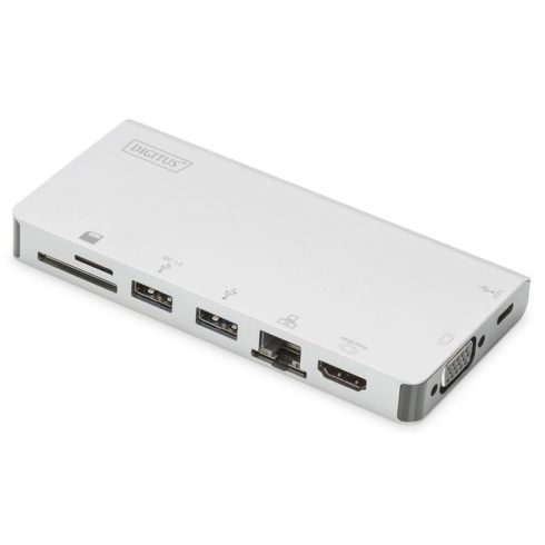 DIGITUS USB Type-C Multiport Travel Dock 8-Port