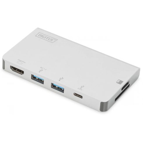 DIGITUS DA-70867 USB Type-C Multiport Travel Dock 6-Port