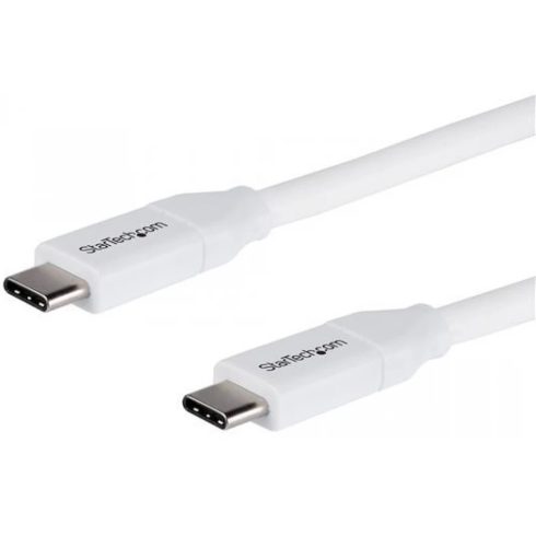 STARTECH USB 2.0 Type C Összekötő Fehér 4m USB2C5C4MW