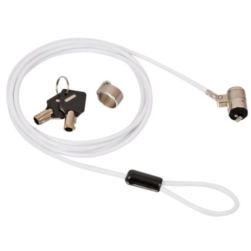 LINDY Peripheral And Notebook Security Cable - Barrel Key Lock fehér